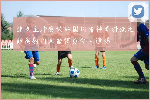 捷克主帅感叹韩国门将神奇扑救近距离射门未能得分令人遗憾