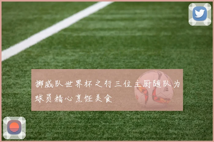 挪威队世界杯之行三位主厨随队为球员精心烹饪美食